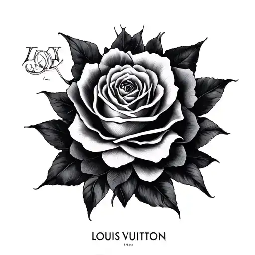Louis Vuitton tattoo design idea