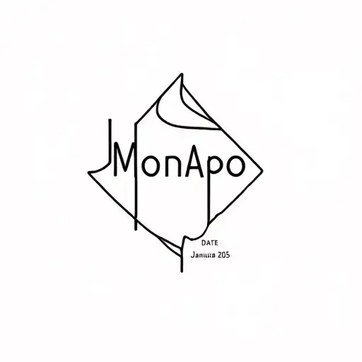 name: MonApo date 1 January 2025 tattoo design idea