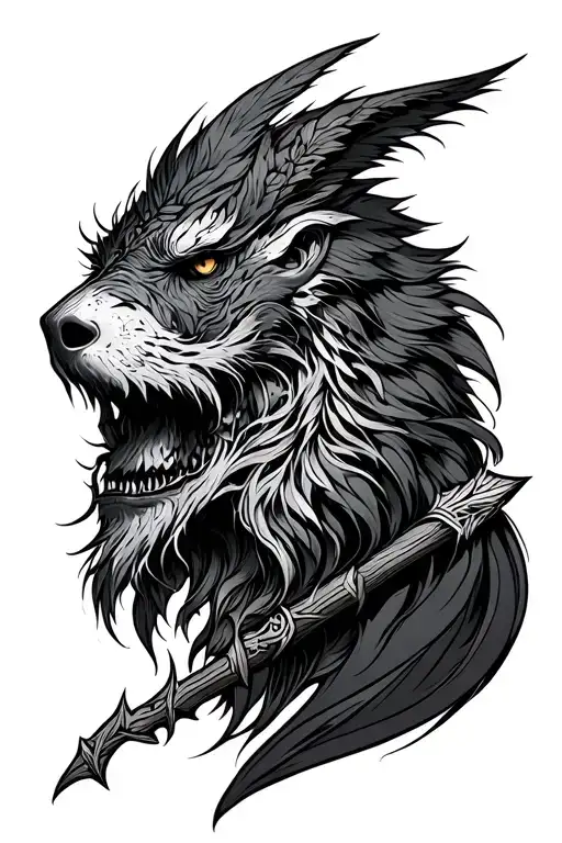 Baldur Nordic design tattoo design idea