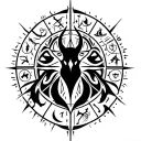 zodiac of taurus, virgo and capricorn tattoo design idea