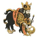 king david statue tattoo design idea