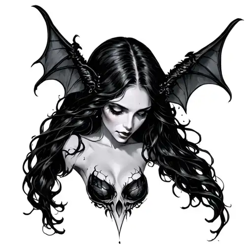 Succubus Womb tattoo design idea