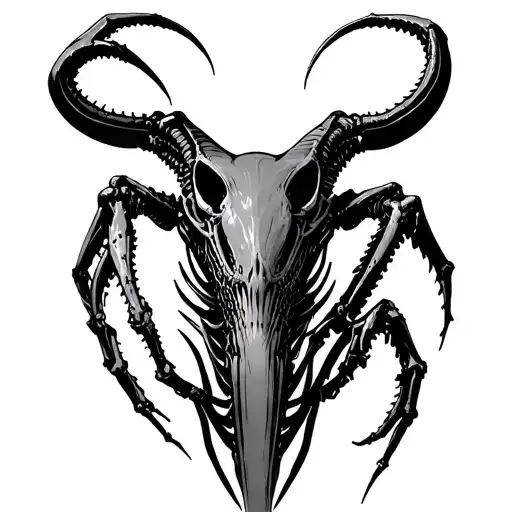 Xenomorph tattoo design idea