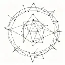 supernova tattoo design idea