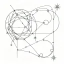 supernova tattoo design idea