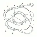 supernova tattoo design idea