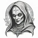 Evil Nun tattoo design idea