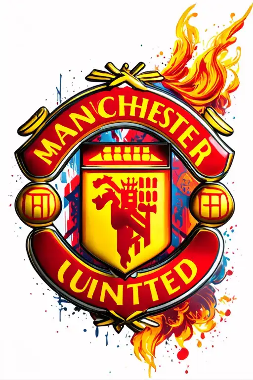 Manchester United logo tattoo design idea