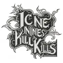 Ice Nine Kills Logo tattoo design idea