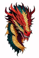 Dragon Scale armor tattoo tattoo design idea
