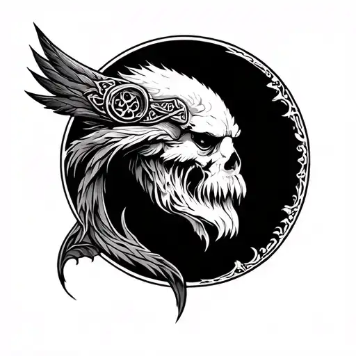 Anglo Saxon tattoo design idea