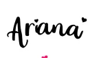 "Ariana ❤️" tattoo design idea