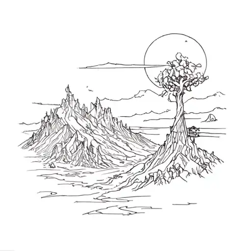 valley of death tattoo design idea