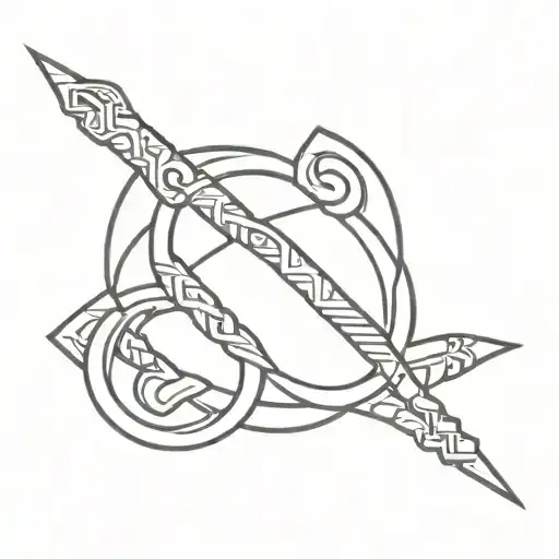 nordic viking design tattoo design idea