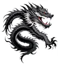 Korean Dragon tattoo design idea