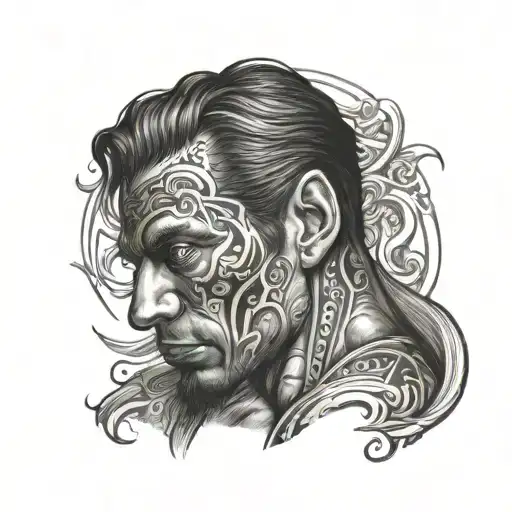 slave husband tattoo design idea