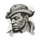 slave husband tattoo design idea