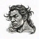 slave husband tattoo design idea