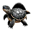 Shellback turtle tattoo design idea
