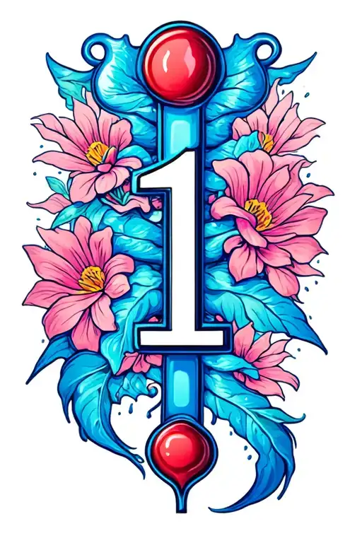 type 1 diabetic symbol tattoo design idea