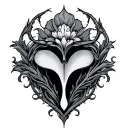 vulva tattoo design idea