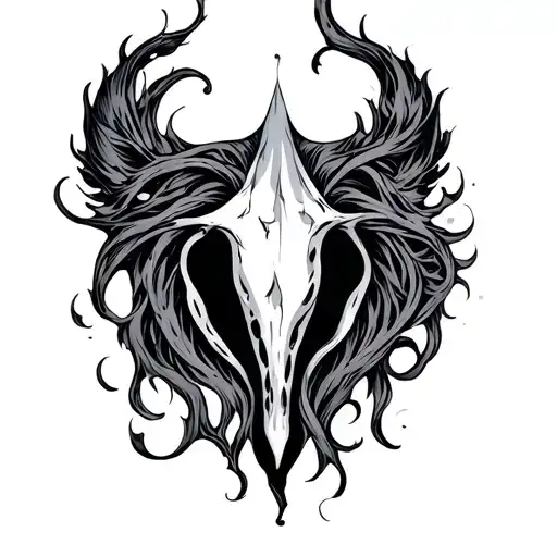 vulva tattoo design idea