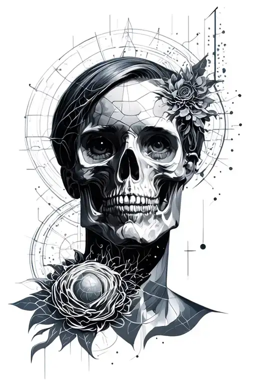 quantum physics tattoo design idea