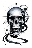 quantum physics tattoo design idea