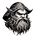 Dwarven tattoo design idea