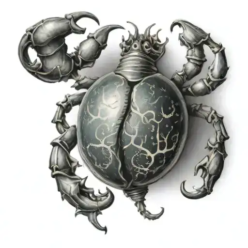 Cancer horoscope tattoo design idea