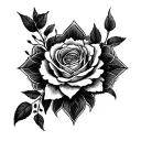 Pubic tattoo design idea