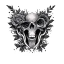 Pubic tattoo design idea