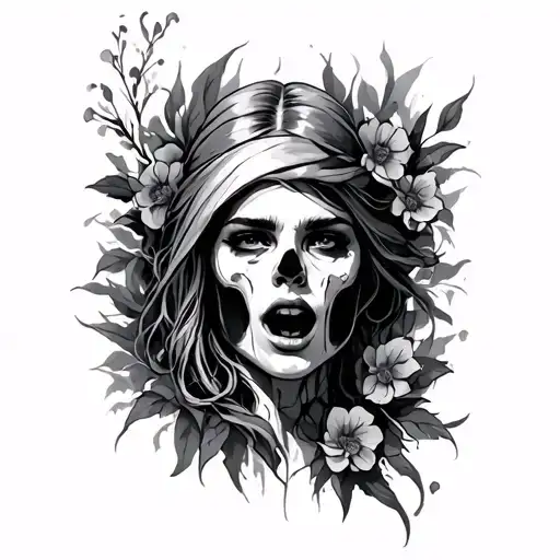 Survivor Of Abuse tattoo design idea