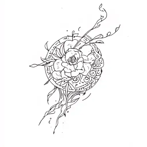 live your dash tattoo design idea