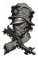 military police tattoo design idea