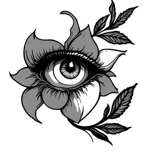 nipple tattoo design idea