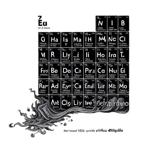 Periodic Table tattoo design idea