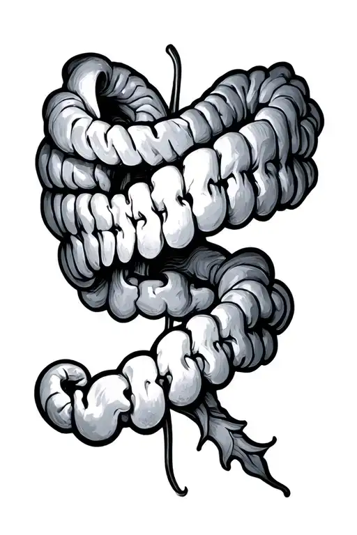 Colon Cancer tattoo design idea