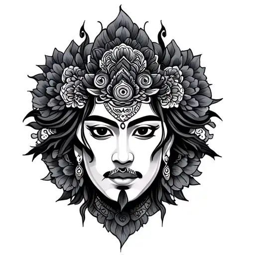 Tibetan tattoo design idea