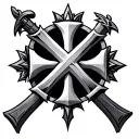 Templar Cross tattoo design idea