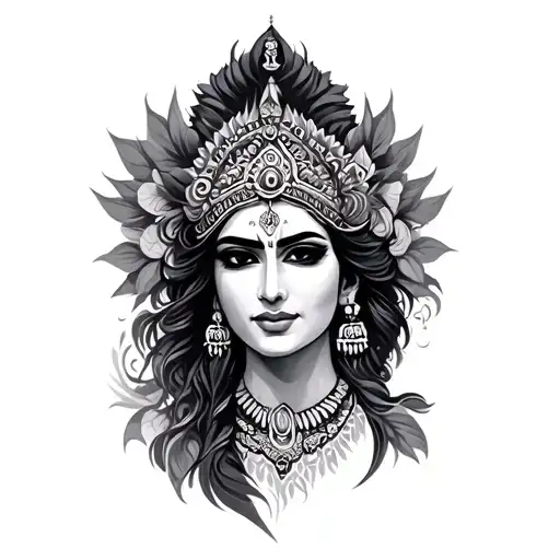 Raja tattoo design idea