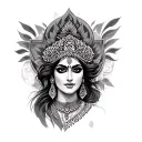 Raja tattoo design idea