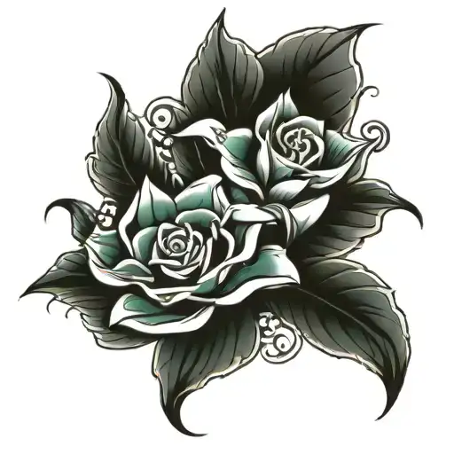 The name Anthony Michael  tattoo design idea