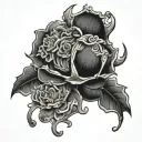 The name Anthony Michael  tattoo design idea