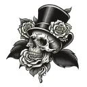 The name Anthony Michael  tattoo design idea