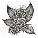 Be Present tattoo design idea