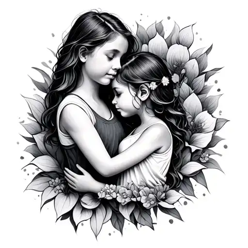 autism, grief, love, children, struggles, positivity and hope tattoo design idea