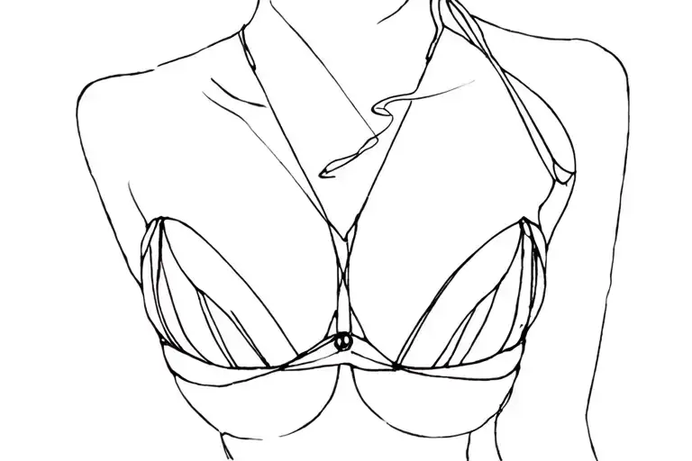 Sakura Bras dos tattoo design idea