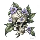 poison tree tattoo design idea