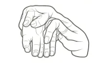 Itachi and Sasuke hand gesture tattoo design idea